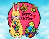 Desenho Happy Easter pintado por Craudia