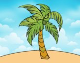 Desenho Uma palmeira pintado por Craudia