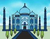 Desenho O Taj Mahal pintado por vanalb