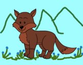 Desenho Uma raposa pintado por ceciliaz