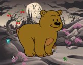 Desenho Urso simpático pintado por ceciliaz