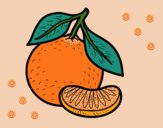 Desenho Uma tangerina pintado por ceciliaz
