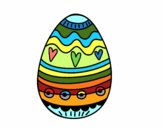 Decoração de ovos de Páscoa