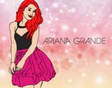 Desenho Ariana Grande pintado por Juliaespin