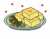 Tofu com vegetais