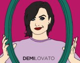 Desenho Demi Lovato Popstar pintado por lalasilva