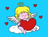 Cupido com coração