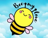 Desenho Bee my love pintado por ImShampoo