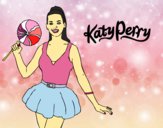 Desenho Katy Perry com um pirulito pintado por Keithy 