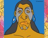 Desenho Homem maia pintado por mcastrode