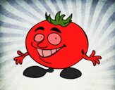Desenho Senhor tomate pintado por Craudia