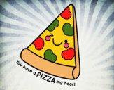 Desenho You have a pizza my heart pintado por ImShampoo