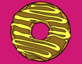 Desenho Donut pintado por beca-loka