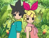 Len e Rin Kagamine Vocaloid