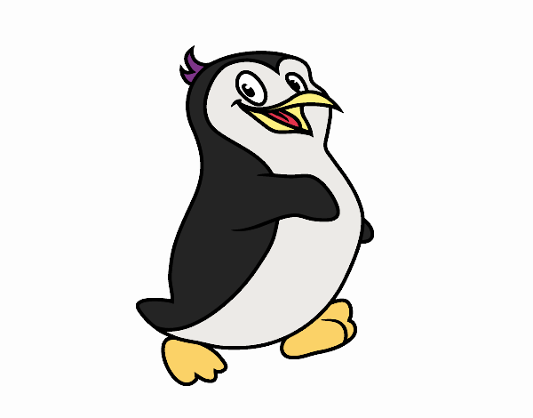 Um pinguim antártico
