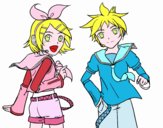 Rin y Len Kagamine Vocaloid