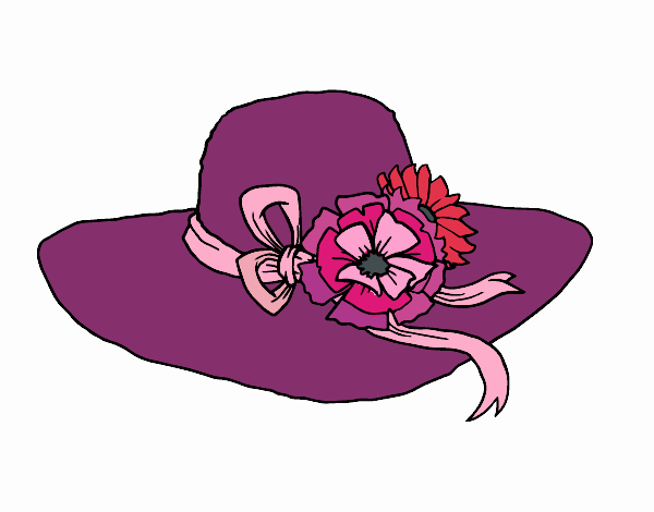 Chapéu por flores