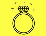 Um anel de noivado