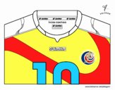 Camisa da copa do mundo de futebol 2014 da Costa Rica