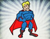 Super-herói musculoso
