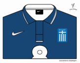 Camisa da copa do mundo de futebol 2014 da Grécia
