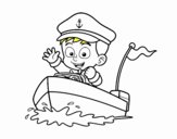 Barco e capitão
