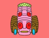 Máscara mexicana dos rituais 