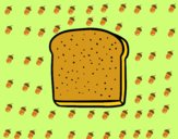 Uma fatia de pão