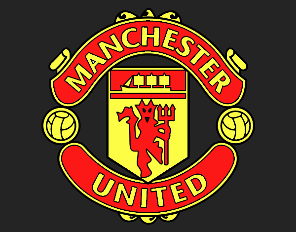 Desenho de Emblema do Manchester United pintado e colorido por Usuário ...