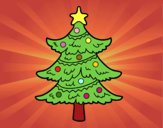 Árvore de Natal decorada