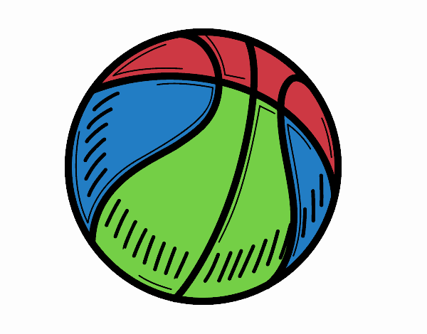 A bola de basquete