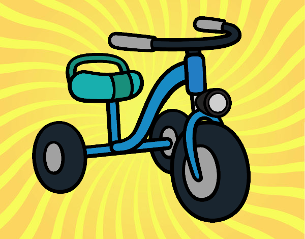 Um triciclo infantil