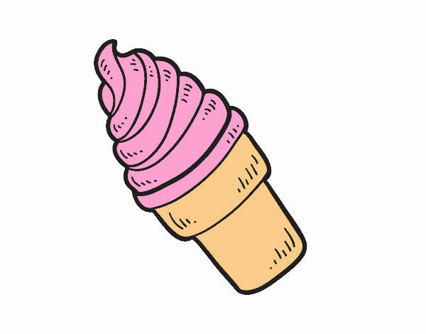 O sorvete cremoso