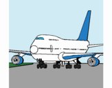 Avião em pista
