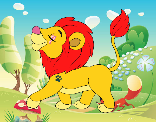 Kion, líder da Guarda do Leão e filho de Simba