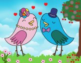 Pássaros de casamento