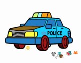 Um carro de polícia