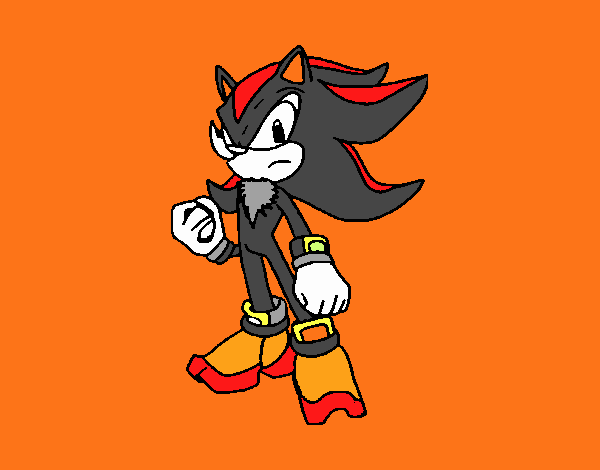 Desenho de Sonic Shadow pintado e colorido por Usuário não registrado o dia  01 de Março do 2021