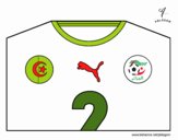 Camisa da copa do mundo de futebol 2014 da Argélia