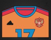 Camisa da copa do mundo de futebol 2014 de Rússia