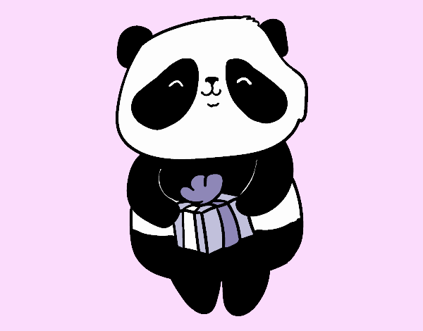 Presentes Desenho Cara Panda