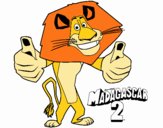 Desenho de Madagascar 2 Manson & Phil 2 pintado e colorido por