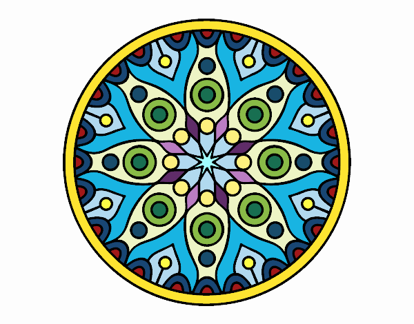 Desenho de Mandala 34 para Colorir - Colorir.com