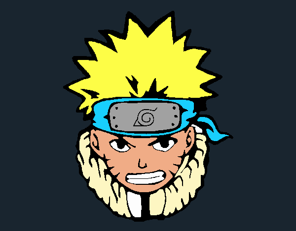 Desenho de Naruto enfurecido para Colorir - Colorir.com