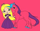 Princesa e unicórnio