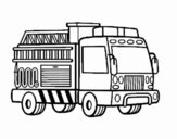 Desenho de Caminhão largura para Colorir - Colorir.com