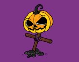 Abóbora de Halloween na Cruz