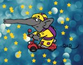 Elefante numa moto