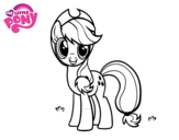 Desenho de Applejack My Little Pony para colorear
