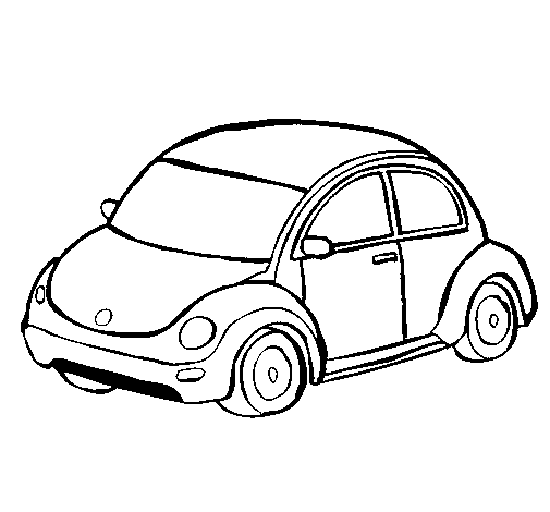 Desenho de Automóvel moderno para Colorir